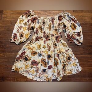 Floral Smocked Dress